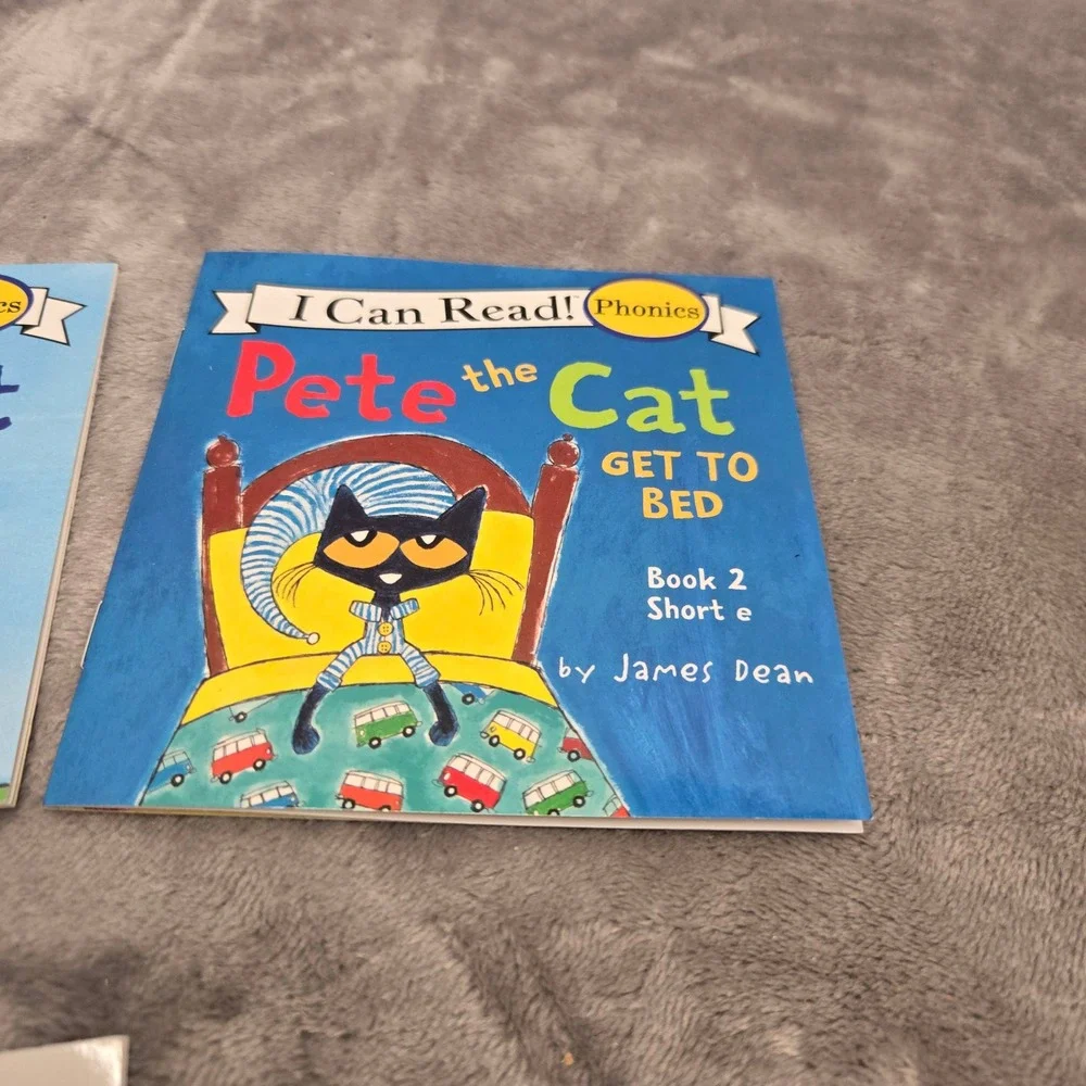Pete the Cat I Can Read Phonics 12 Book Set James Dean Preschool Kindergarten